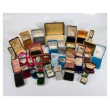 Lot of 30+ Vintage Empty Jewelry Display Boxes - Various Sizes & Brands