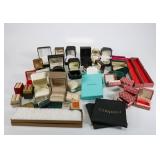 Lot of 30+ Vintage Empty Jewelry Display Boxes - Various Sizes & Brands (Tiffany)