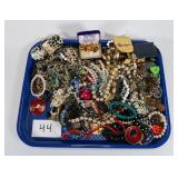 Vintage Lot of Bracelets, Necklaces, Earrings, and other Miscellaneous Jewelry