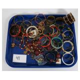 Vintage Lot of Bracelets, Necklaces, Pins