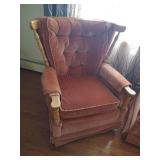 Pair of Matching Light Burnt Orange Chairs