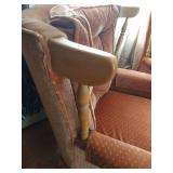 Pair of Matching Light Burnt Orange Chairs