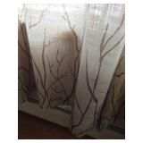 4 Panels Linen Weave Curtains