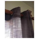 4 Panels Linen Weave Curtains