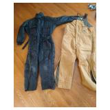 XL Coveralls and Vintage Snowmobile Snowsuit