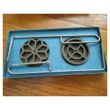 Vintage Griswold Patty Molds in Original Boxes