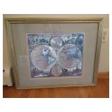 Old World Framed Map Art