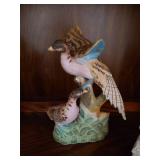 Top Shelf of Bird Figurines