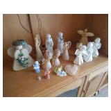 Large Lot of Angel Figurines