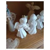 Large Lot of Angel Figurines