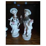 (4) Statues - (2) Boy/Girl Busts and (2) French Provincial