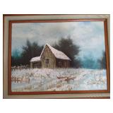 Framed Original Oil Painting