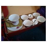 Red Hat Lot - Shelf, Decor, Tea Set, Wall Art, Etc.