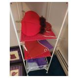 Red Hat Lot - Shelf, Decor, Tea Set, Wall Art, Etc.