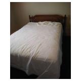 Queen Bed With Headboard & Contents