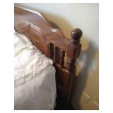 Queen Bed With Headboard & Contents