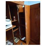 Office Cabinet/Desk With Printer and Supplies