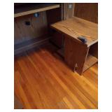 Office Cabinet/Desk With Printer and Supplies