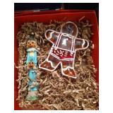 (5) Boxes Misc. Vintage, Blown Glass, and Handmade Ornaments