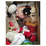 (5) Boxes Misc. Vintage, Blown Glass, and Handmade Ornaments