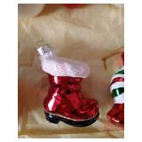 (12) Blown Glass Ornaments