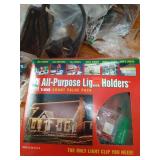 Bin of Lights, Light Hooks, Etc.