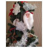 3 Foot Christmas Tree with Lights, Decorations, Bows, Angel Tree Topper, Etc.