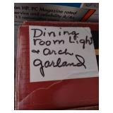 Christmas Floral Baskets, Wreaths, Garland, Musical Carol Clock