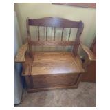 Nice Wooden Storage Bench