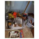 Household Lot - Tools, Hooks, Gloves, Etc.