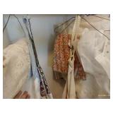 Right Side of Closet - Aprons, Tablecloths, Runners, Placemats, Shelf Liner, Etc.