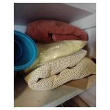 Right Side of Closet - Aprons, Tablecloths, Runners, Placemats, Shelf Liner, Etc.