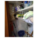 Left Side of Closet - Cleaning Supplies, Chemicals