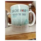 2 Shelves of Mugs and Glassware