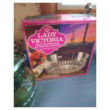 Vintage Glassware - Bowls, Pitcher, Candlesticks, Ash Trays, and Butter Sauce Warmers