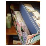 (3) Shelves of Candles, Cards, and Stationery