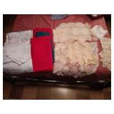 Linen Lot - Tablecloths, Doilies