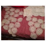 Linen Lot - Tablecloths, Doilies