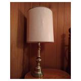 Side Table & Vintage Lamp