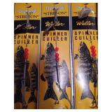 (9) Vintage Weller Fishing Lures in Packaging