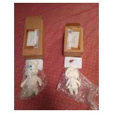 Pillsbury Dough Boy & Girl Figurines with Boxes