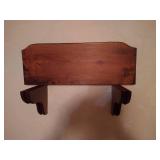 (2) Heavy Wooden Shelves