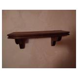 (2) Heavy Wooden Shelves