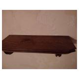 (2) Heavy Wooden Shelves