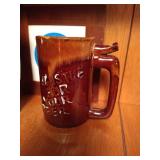 Shelf of Larimore Pottery