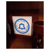 Shelf of Larimore Pottery