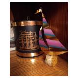 Ship Decor, Ice Bucket, & Prints