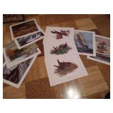 Ship Decor, Ice Bucket, & Prints