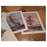 Ship Decor, Ice Bucket, & Prints