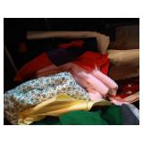 Case of Vintage Fabrics & Clothes